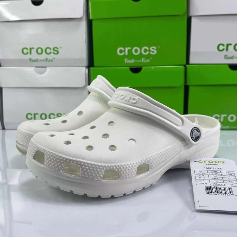 Genuine 100 Crocs classic couple sandals solid color tie dye sandals