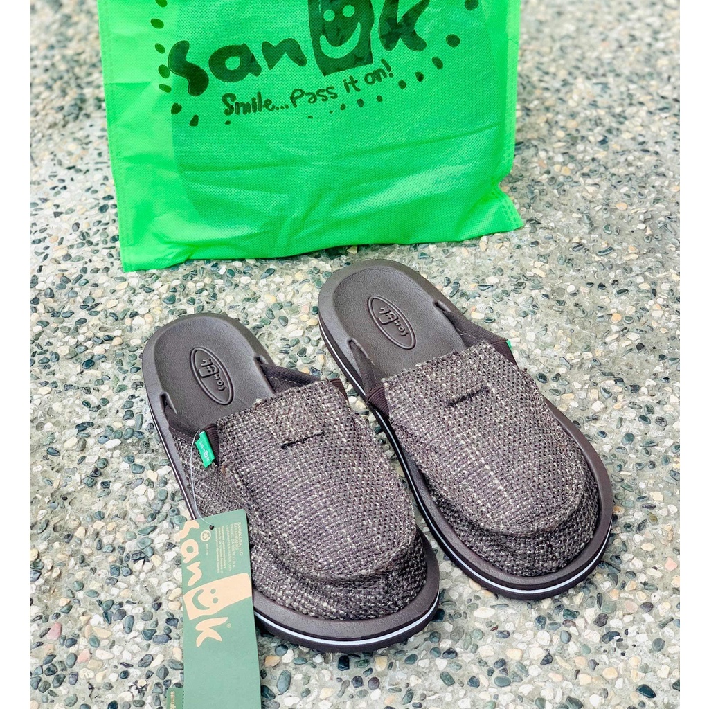 Sanuk Open Slip on Shoes For Men with Paperbag Shopee Philippines
