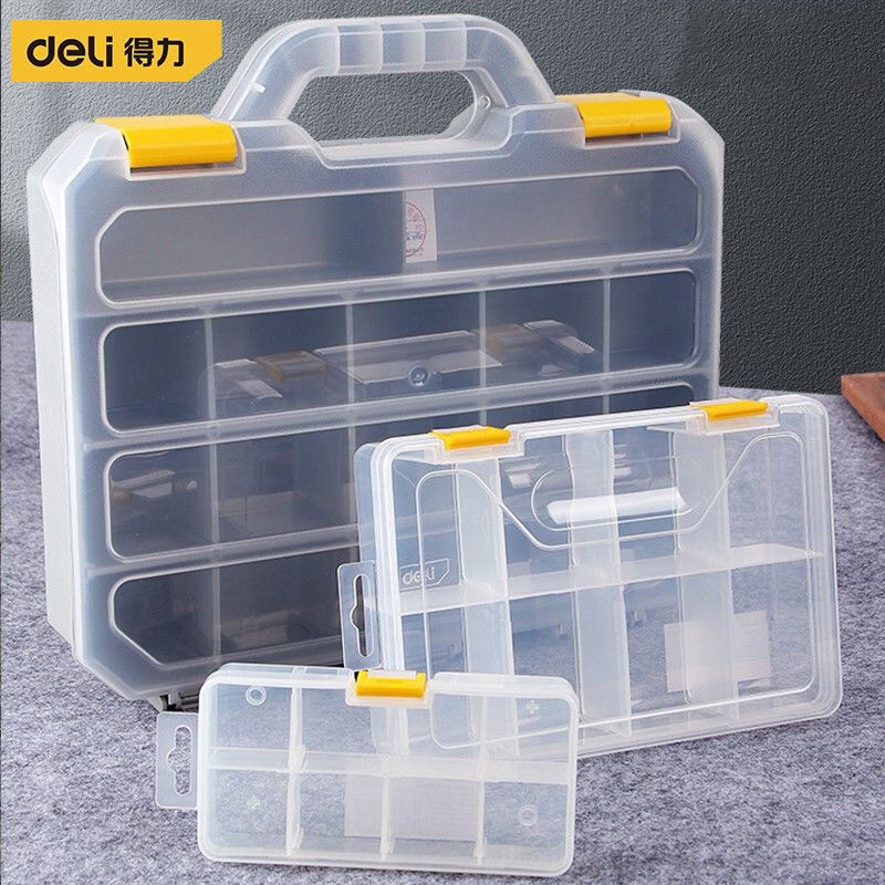 Tool Box Organizer Toolbox with Impact Resistant Polymer and