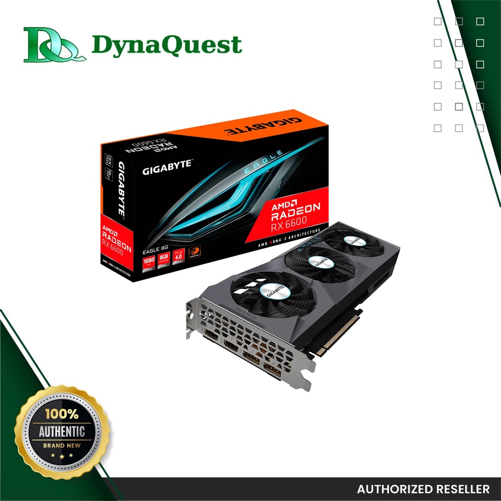 Gigabyte RX 6600 Eagle 8G GV-R66EAGLE-8GD Graphics Card | Shopee