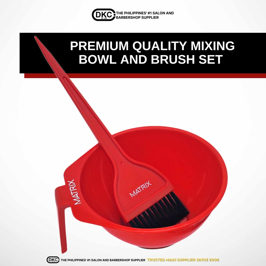 Mixing Bowl and Brush Set Hair Dyeing DIY Hair Coloring Bowl with Brush