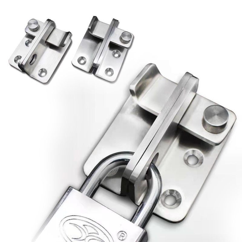 Door Latch Lock Double Safety Hasp Gate Outdoor For Refrigerator