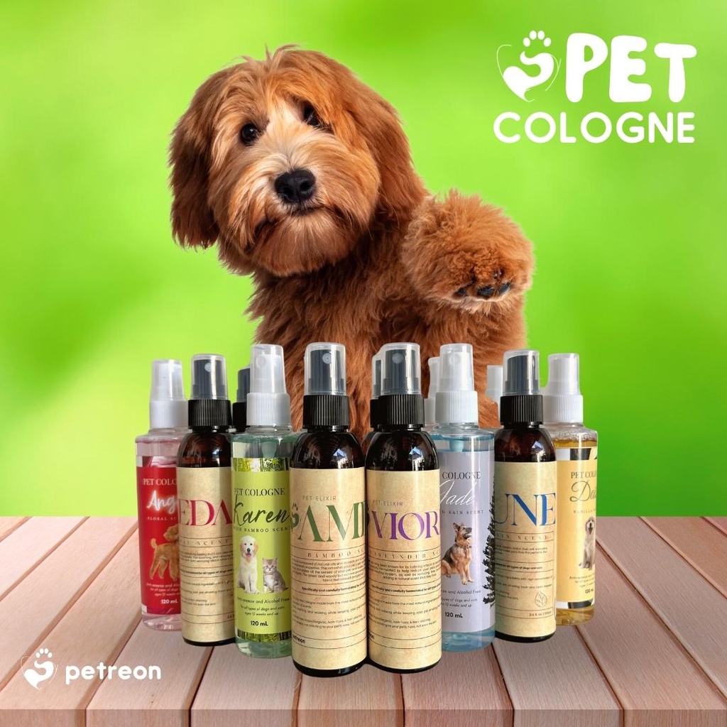 Premium Pet Cologne 100ml Essential Oil Scents For Dogs and Cats (Anti