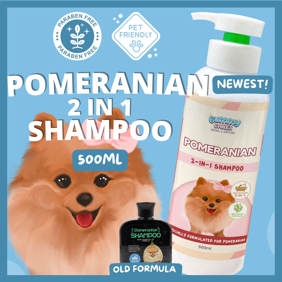 POMERANIAN Shampoo & Conditioner 500ml GummyCares Pet Shampoo Dog
