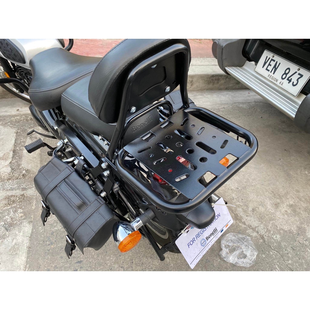 Benelli Imperiale 400 Backrest with Luggage Rack (Carbon Steel ...