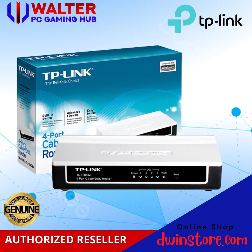 TP-LINK TL-R402M 4Port DSL Router | Shopee Philippines