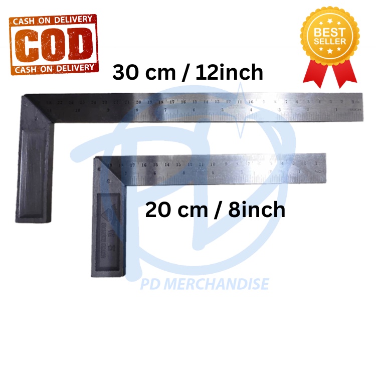 COD PD Stainless & Steel L-Square 8
