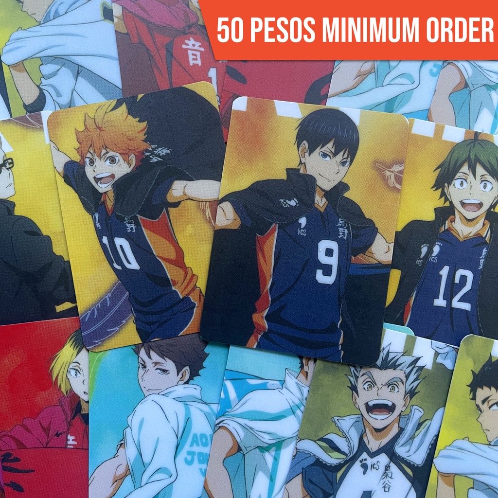 Haikyuu!! Flag Anime Photocards (Laminated) | Shopee Philippines