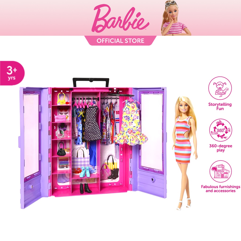 Barbie Fashionistas Ultimate Closet Doll And Accessory | Shopee Philippines