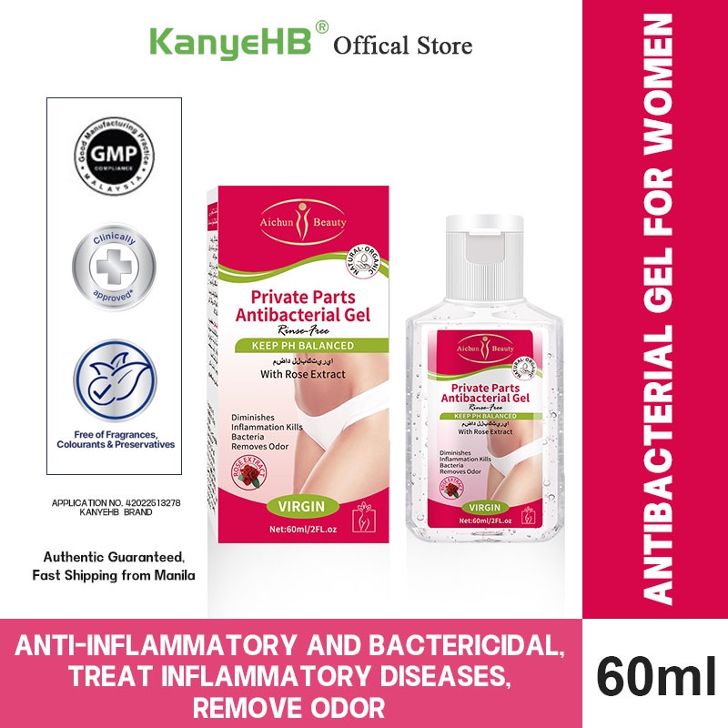 Female Gynecological antibacterial gel private parts wash vaginal itching deodorant Feminine