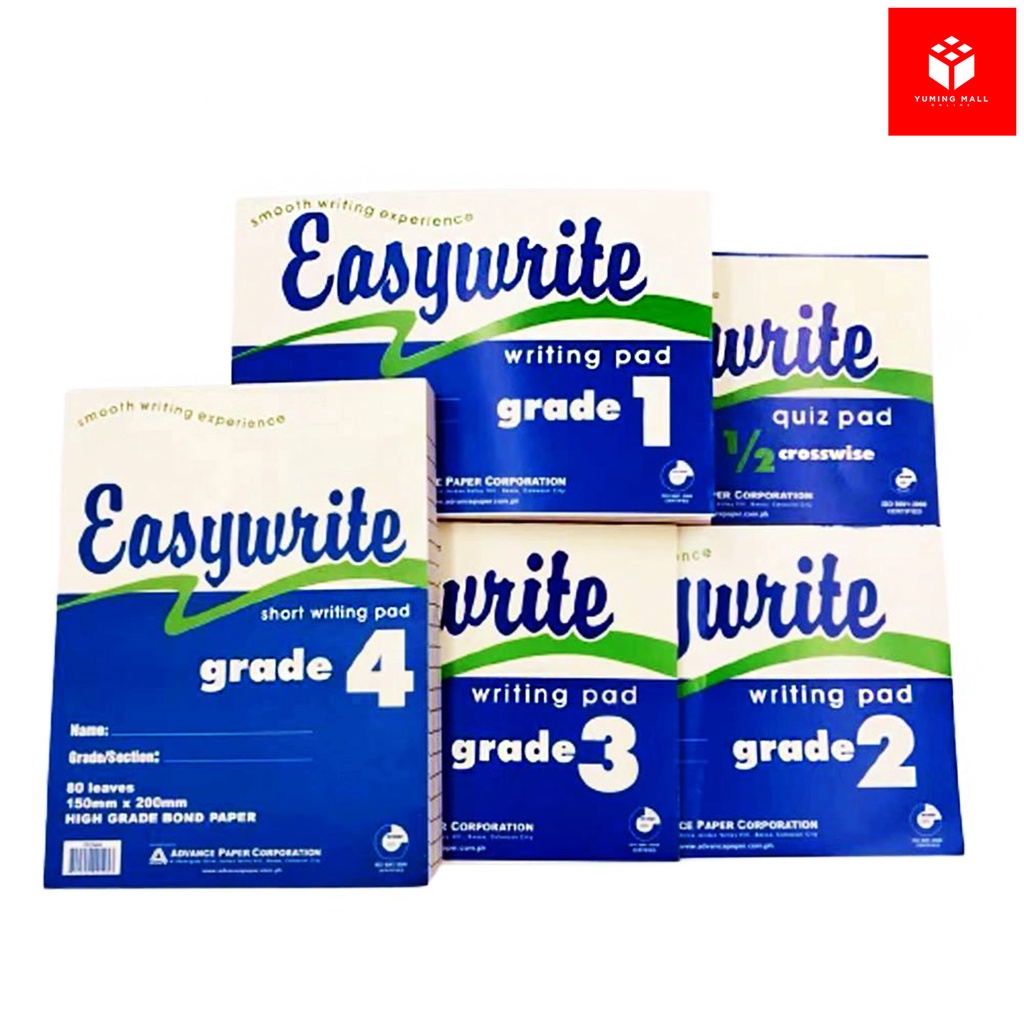 Writing Pad Paper ( Grade 1, 2, 3 and 4 / Intermediate ) EASYWRITE ...