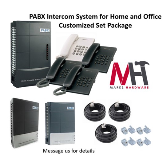 PABX Intercom System for Home and Office (Customized Set Package ...
