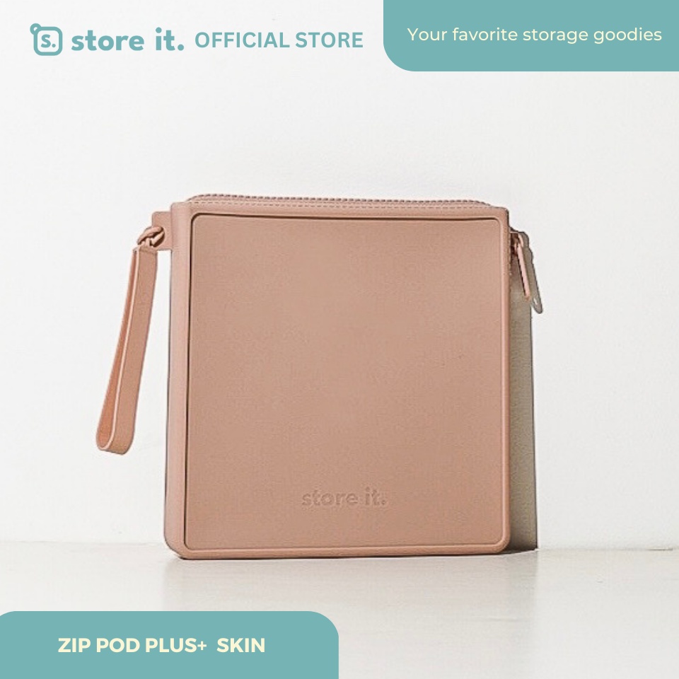 Store It Zip Pods Plus+ (Silicone Zipper Pouch) with the wrist