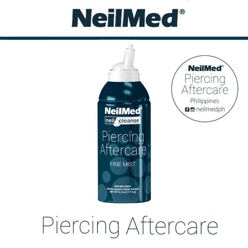 Sterile saline solution sales for nose piercing