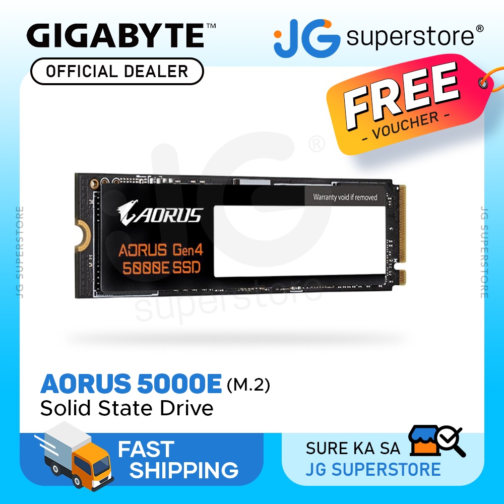 GIGABYTE AORUS 5000E 500GB 1TB M.2 NVMe Gen 4 SSD Storage Solid State ...