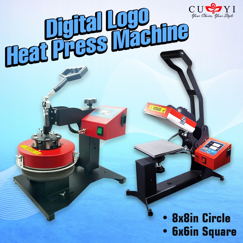 Cuyi Digital Logo & Round Fan Heat Press Machine Heavy Duty Circle