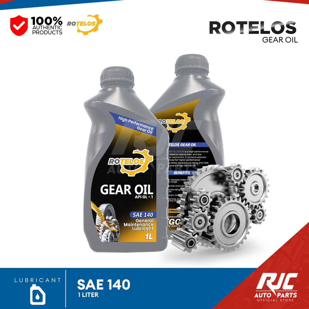 Rotelos SAE140 Api GL-1 Gear Oil 1 Liter ( 1L ) | Shopee Philippines