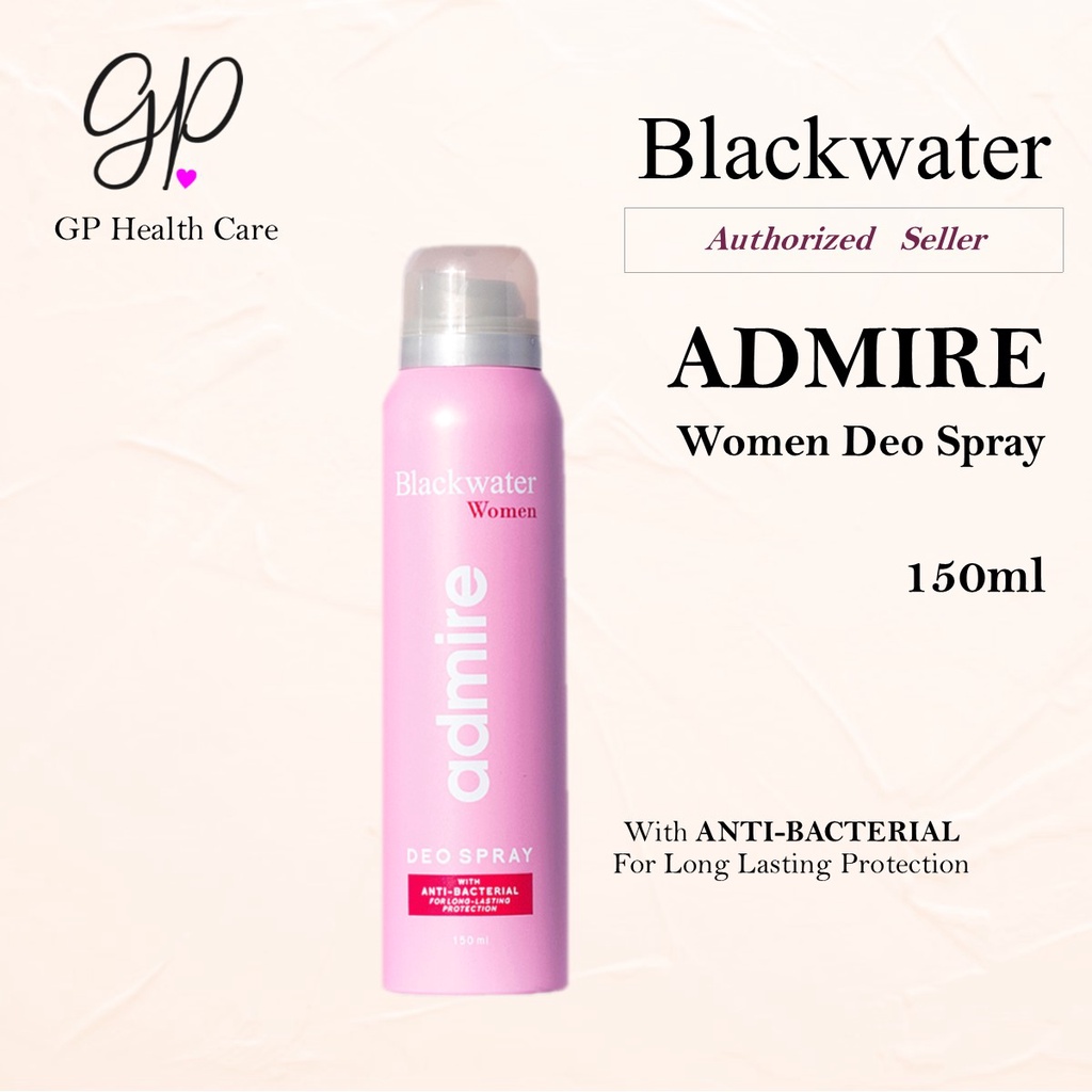 BLACKWATER Women Deo Spray - ADMIRE - 150ml | Shopee Philippines