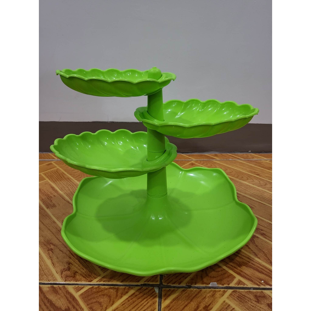 Leaf design 4 layer kitchen organizer / food rack / fruit & vegetables ...