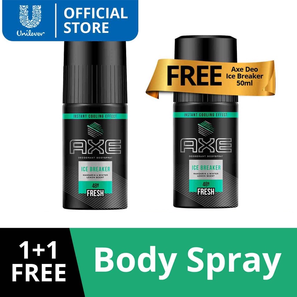 Axe Body Spray Ice Breaker 50ml x2 Shopee Philippines