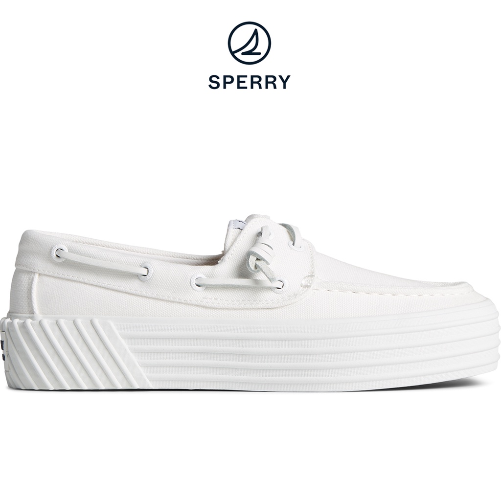 White sperry on sale mens shoes