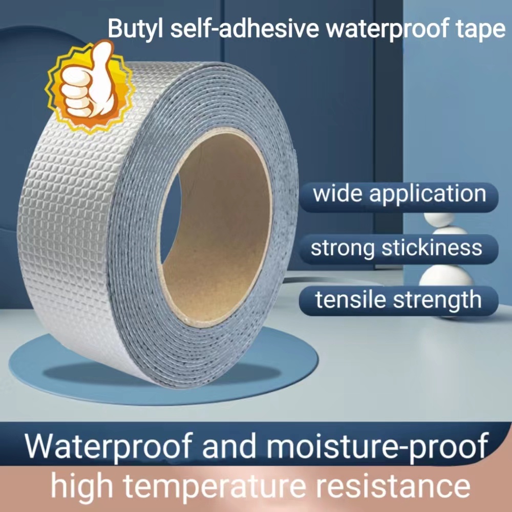 Aluminum foil butyl waterproof tape self-adhesive waterproof tape to ...