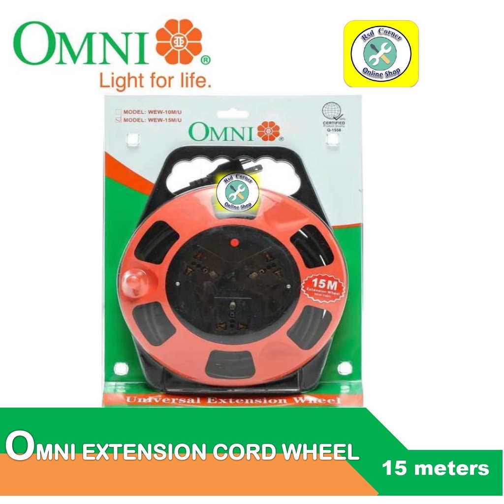 OMNI EXTENSION CORDS WHEEL (10m, 15m, 25m) Shopee Philippines