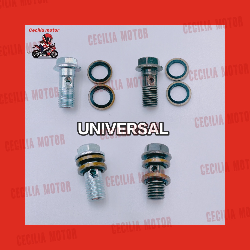 MOTORCYCLE PARTS UNIVERSAL BRAKE HOSE SCREW/BRAKE MASTER SCREW/WASHER