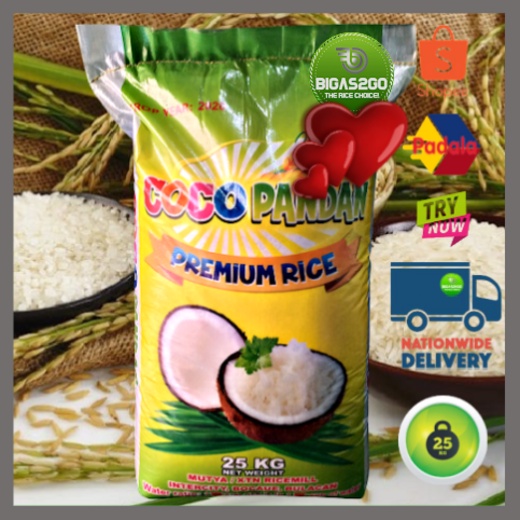 Nationwide Delivery BIGAS2GO Coco Premium Pandan Rice 25kg Sale Bigas ...