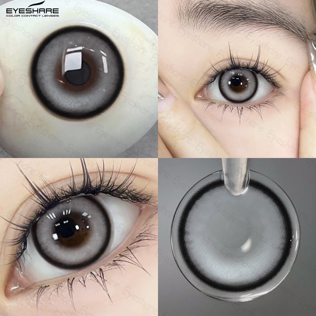 Eyeshare Contact Lenses For Eyes Doll Eye Bubble Soft Contact Lens Case