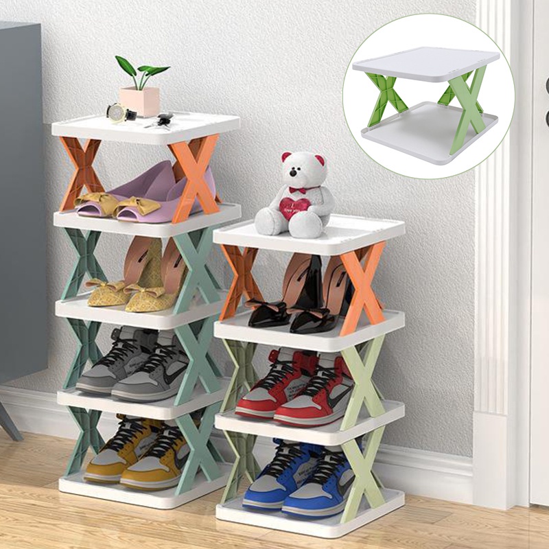 57Layers Folding Shoe Rack Foldable Portable Shoe Rack Simple Storage