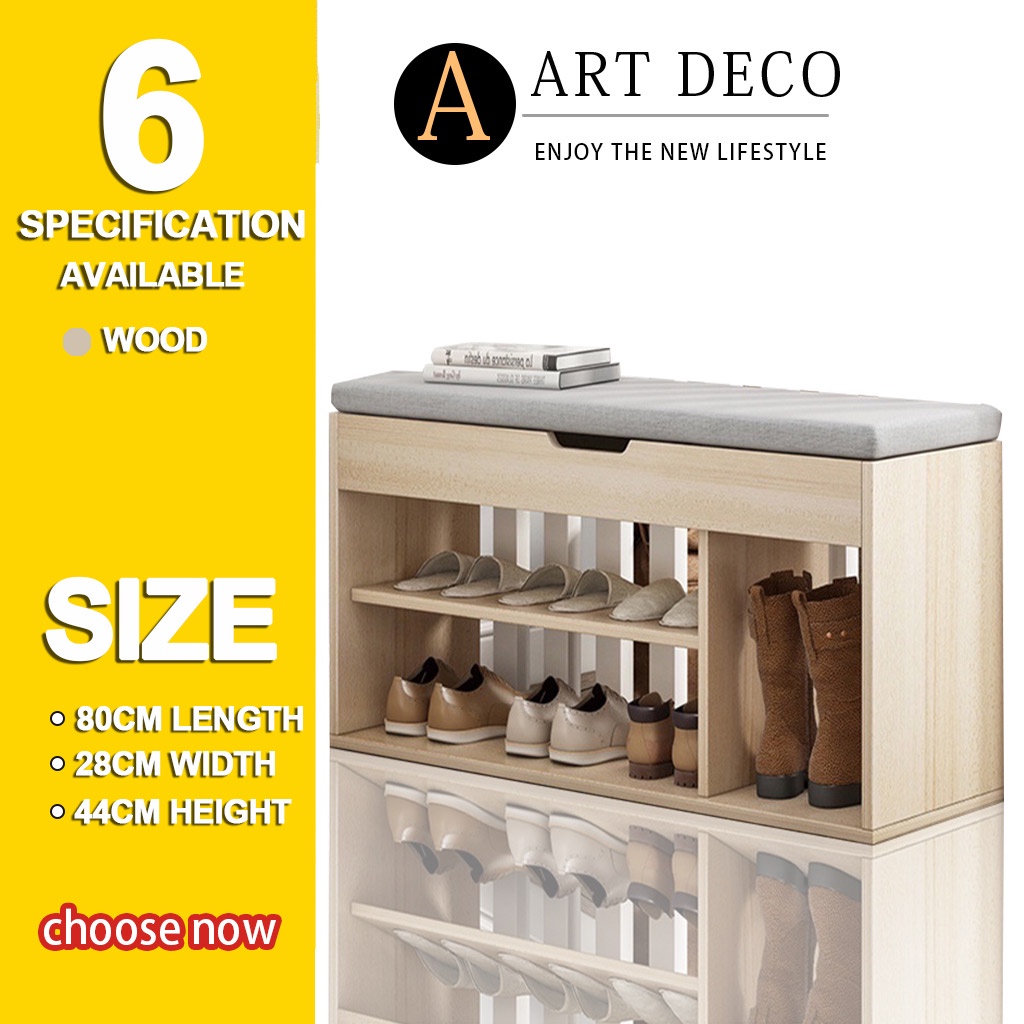⚡️COD Shoe Rack Double LayerShoe Bench Shoe Stool Storage Stool Frame ...