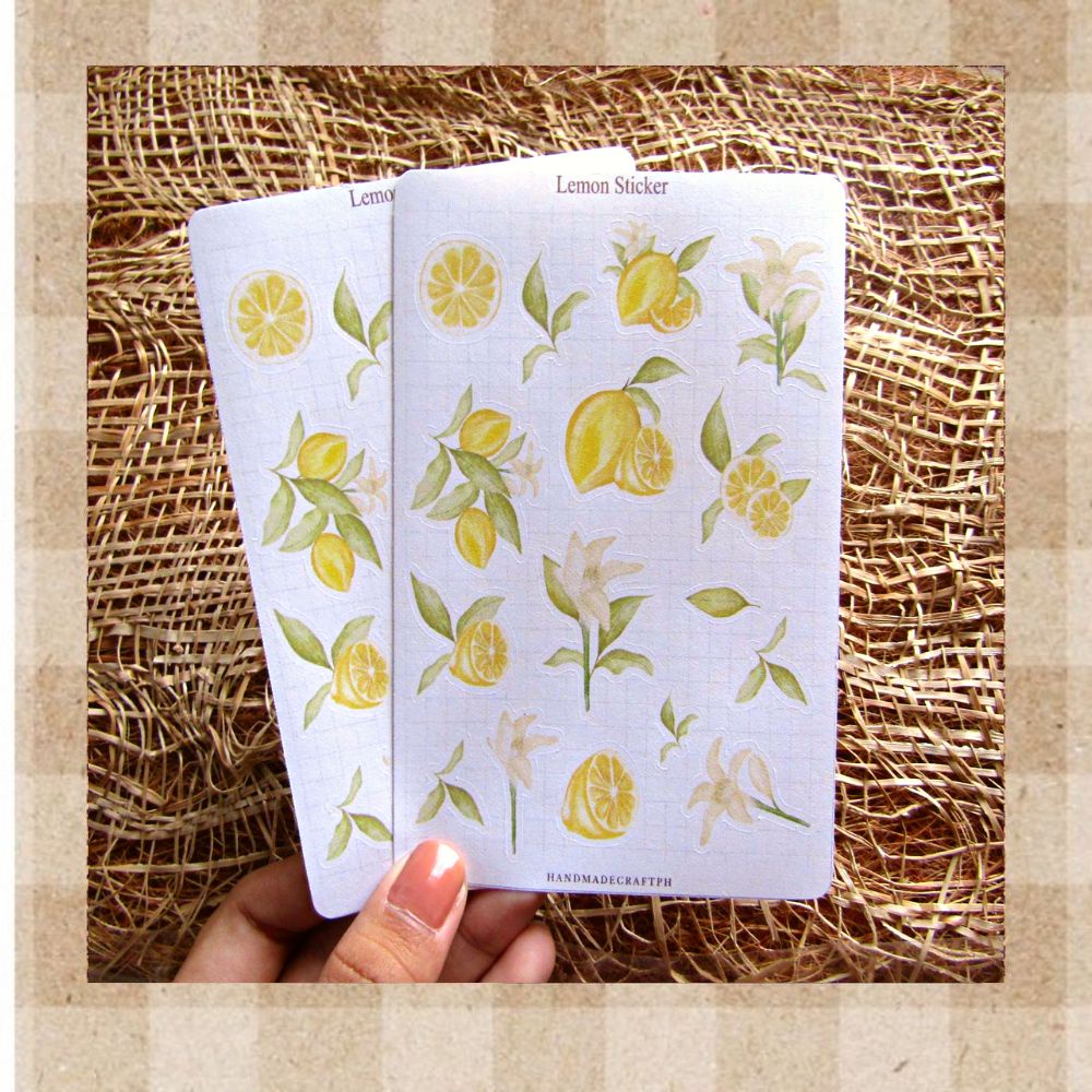 Lemon Sticker Sheet Suitable for bullet journal | Shopee Philippines