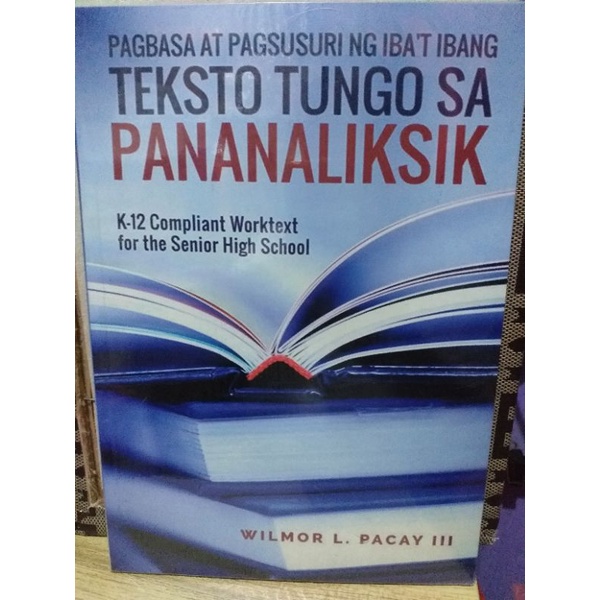 PAGBASA AT PAGSUSURI SA IBA'T IBANG TEKSTO TUNGO SA PANANALIKSIK ...