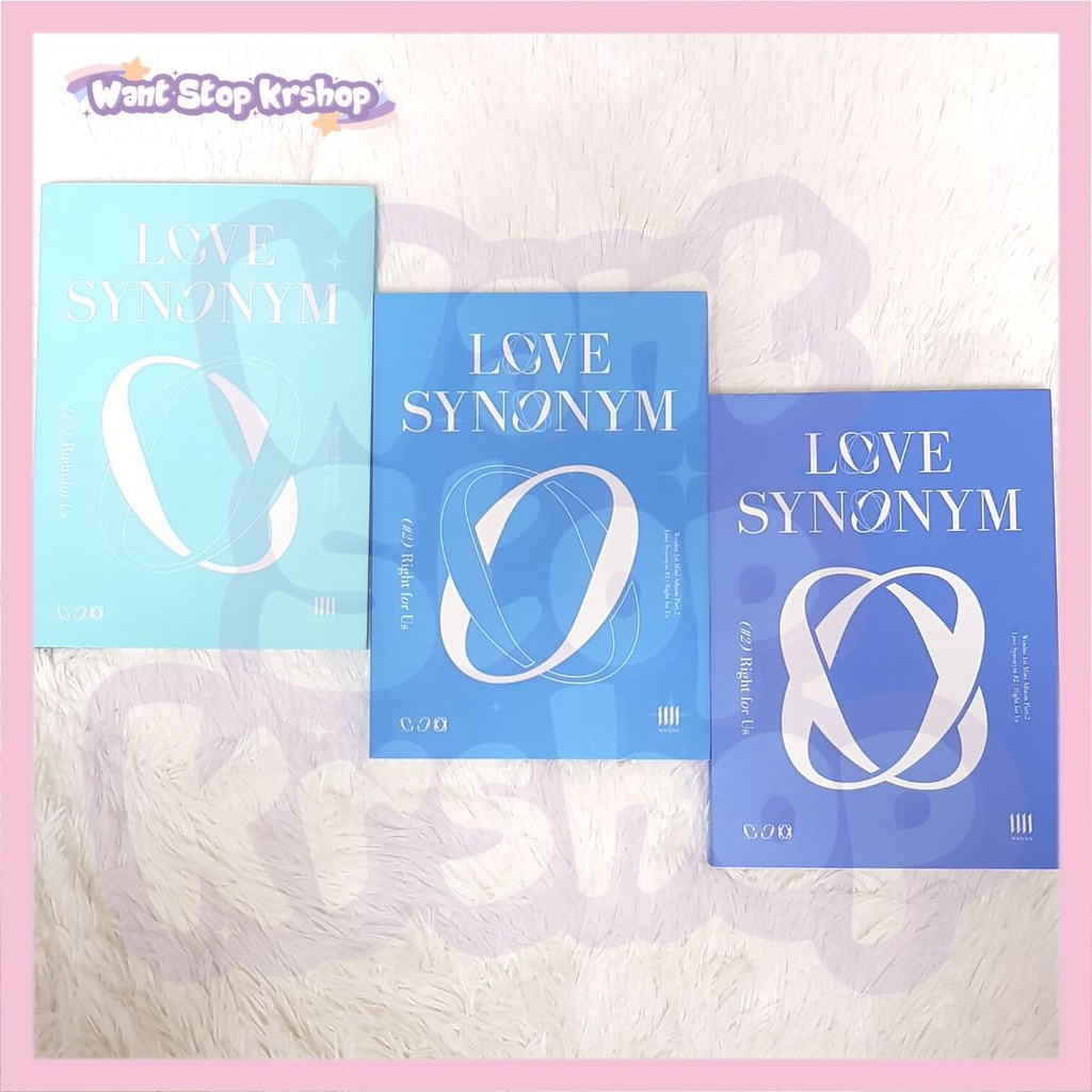 [ON HAND] UNSEALED WONHO Love Synonym and Obsession Album Shopee