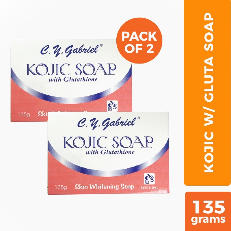 C.Y. GABRIEL KOJIC SOAP with Glutathione 135g Bundled Pack | Shopee  Philippines