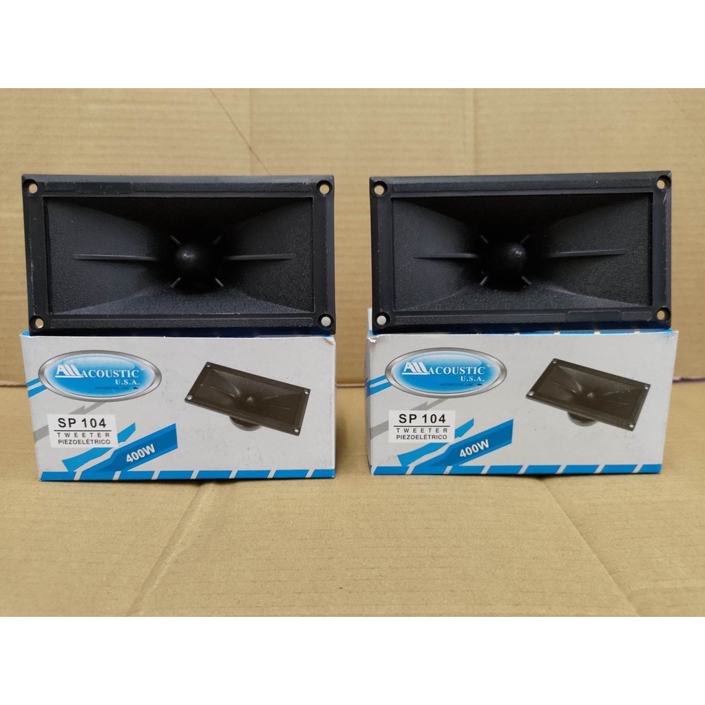 2 pcs Rectangle Piezo SP104 Tweeter Acoustic | Shopee Philippines