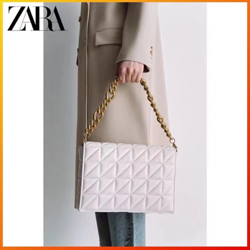 ZARA Quilted Chain Strap Shoulder Chain Bag Shopee Philippines