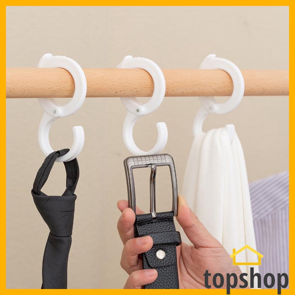 TOPSHOP S-Shaped Hook Ins Wind Wardrobe Closet Hook Snap Ring Coat ...