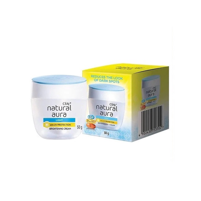 Olay Natural Aura White Light Day with UV Protection Whitening Cream ...