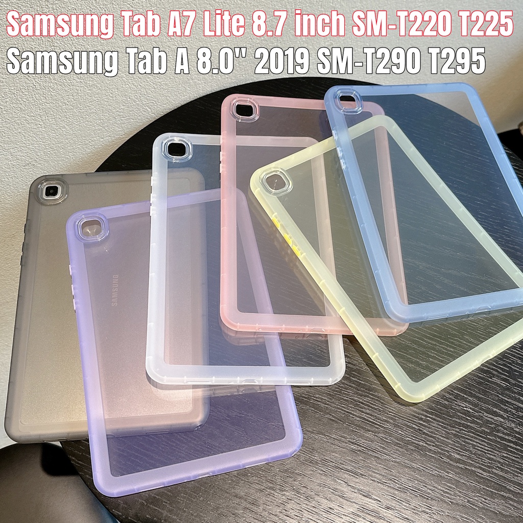 Samsung Galaxy Tab A7 Lite inch 2021 SM-T220 SM-T225 A 2019  SM-T290 T295 Clear Soft TPU Shockproof Case Cover