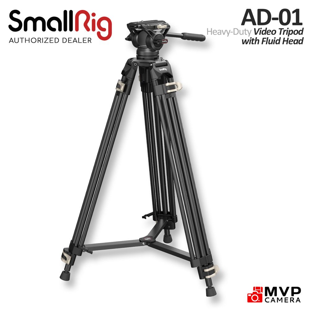 Smallrig Ad Heavy Duty Video Tripod With Fluid Head Similar To Benro Kh Series Mvp