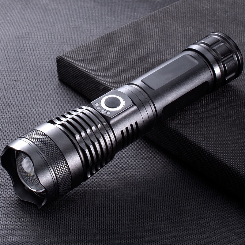 L839 Waterproof Long Shot 300M USB Charging Mini Rechargeable Flashlight XHP50 Strong Light