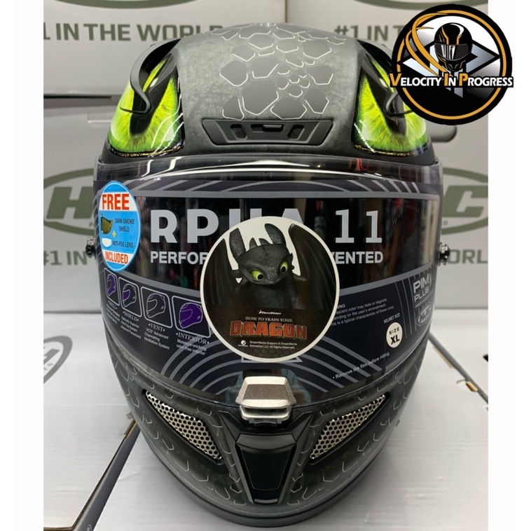HJC Helmet RPHA 11 Toothless DreamWorks Shopee Philippines