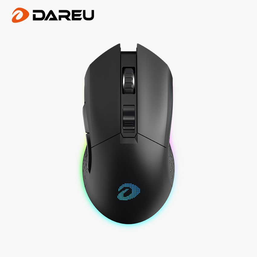DAREU EM901x GEMINI Lightweight Dual-Mode RGB Backlit Black Gaming ...