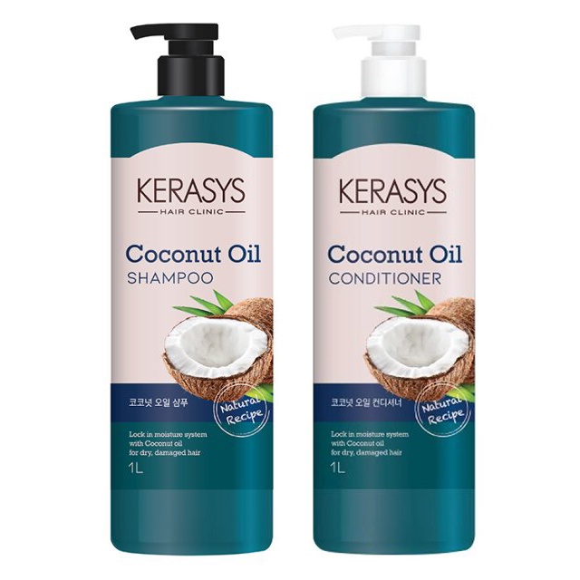 Kerasys Coconut Oil Shampoo, Conditioner 1L Shopee Philippines