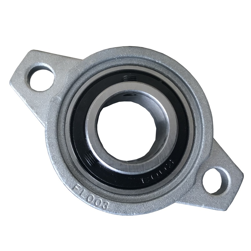 KFL001 12mm Bore Diameter Pillow Block Flange Bearing Unit With Zinc ...