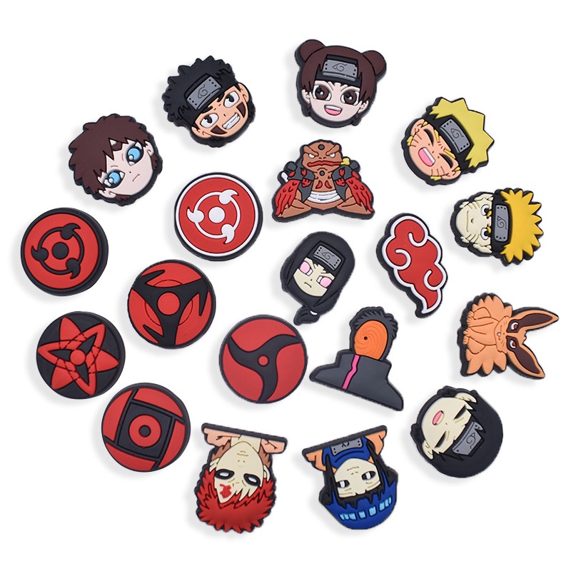 Japanese Anime Naruto Jibbitz for Crocs Accessories Charms Itachi ...