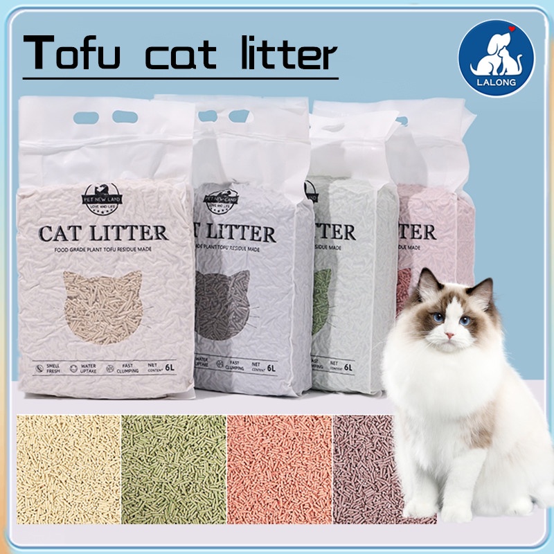 6L Cat Litter Sand Tofu Litter Cat Sand Toilet Food Grade Plant sand