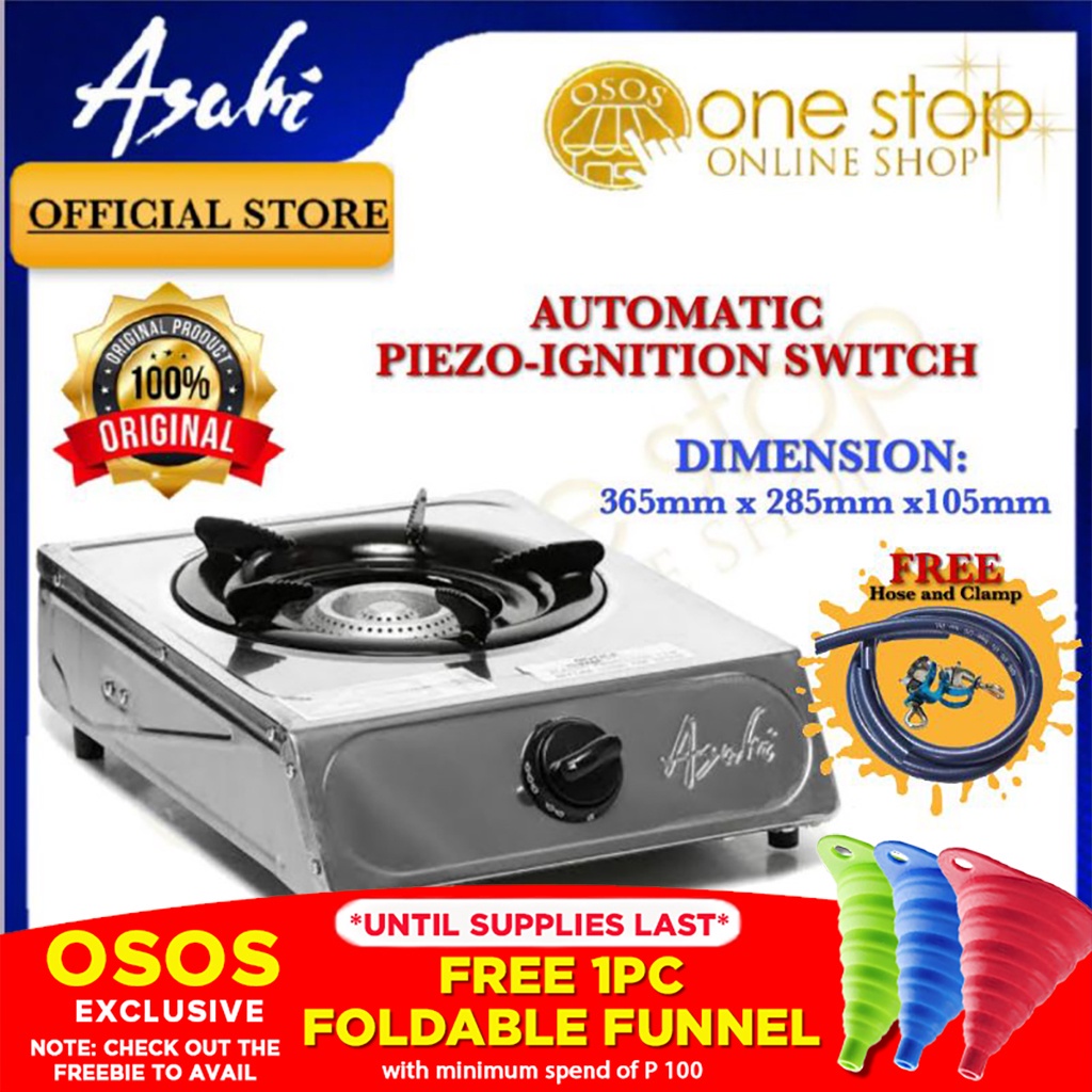 asahi electric fan ⚘Asahi GS446 Single Burner Gas Stove GS 446 GS446 •OSOS•♭ Shopee Philippines